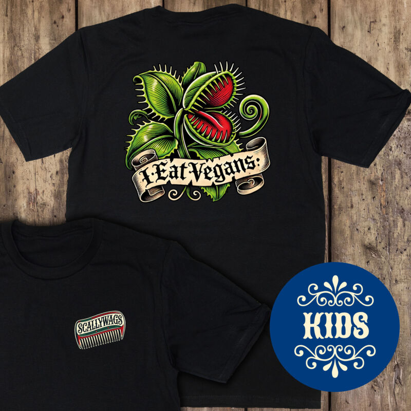 I Eat Vegans Kids T-Shirt Thumbnail