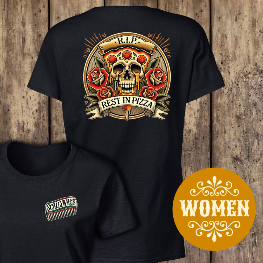 Rest In Pizza Women's T-Shirt Thumbnail