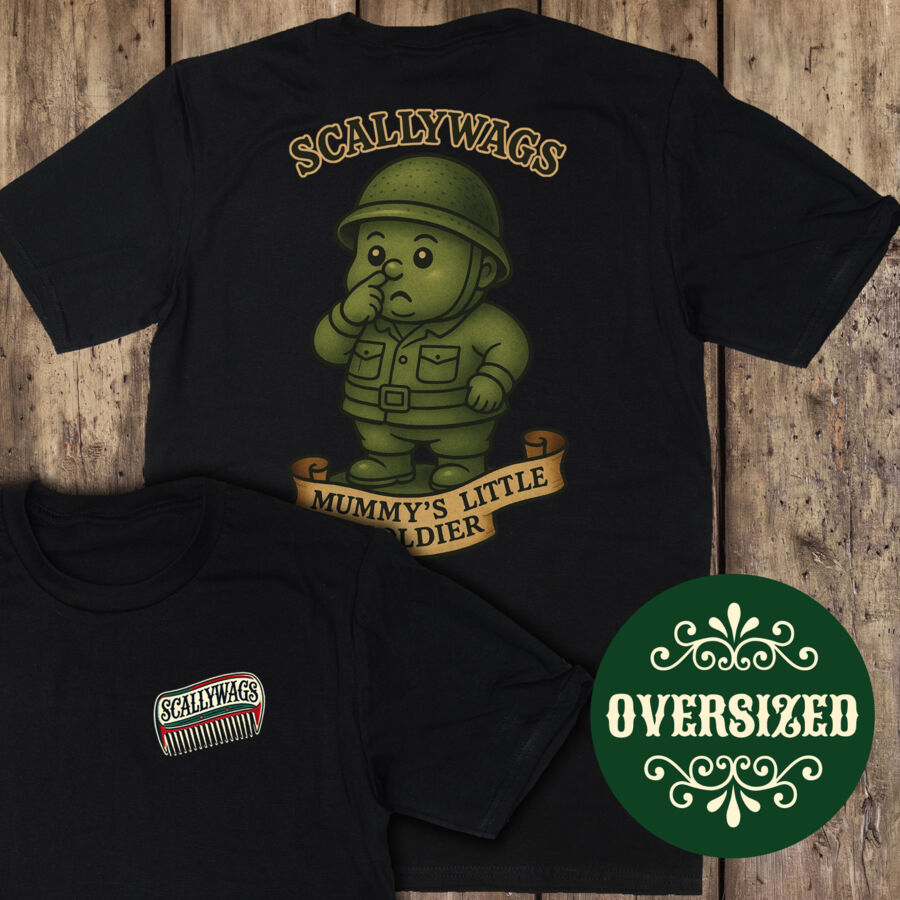 Mummy's Little Soldier Oversized T-Shirt Thumbnail