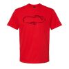 Softstyle™ midweight adult t-shirt Thumbnail